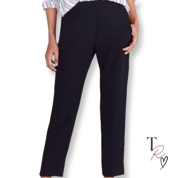 J .Crew 365 NWT Classic Black Dress Pants Career Trousers Size 6 EASY Style - Picture 1 of 13